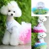 Lips & Love Heart Print Pet Clothes Princess Dress Cotton Lace Tutu Skirt Small Dog Cat Dress