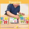 Toy For Wooden Kids Bead Pairing Puzzle To Promote Concentration Development