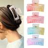 Gradient Color Frosted Large Size Hair Clip with A Lot of Volume Shark Clip Hair Clip Hair Accessories
