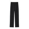 Spring and Summer New Women's Clothing Fashion Wind Elegant Commute Leisure Easiest for Match Pure Color Straight-leg High-Waisted Trousers 2761048