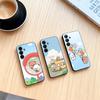Милый чехол B-BuBu D-DuDu для Samsung Galaxy A73,A72,A71,A70,A53,A52,A51, Мягкий силиконовый черный чехол