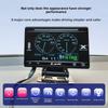 LUFI X7 4th Gauge GPS Head-up Display Turbocharged Oil Pressure Oil Temperature G Value Gyroscope LCD Display RGB LED OBD2 Meter