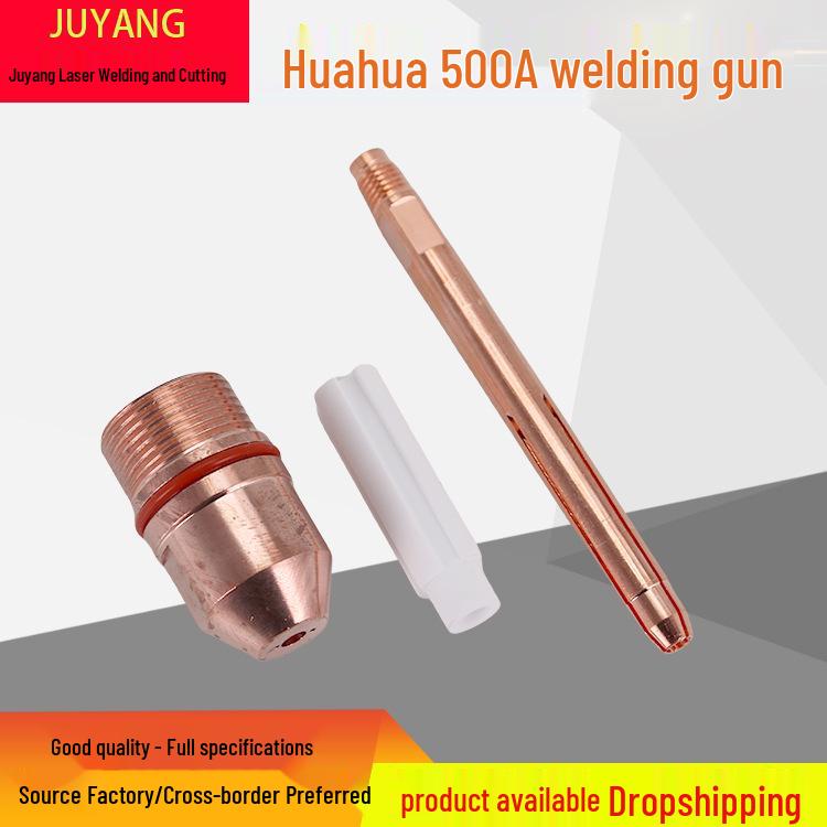 Plasma Welding Nozzle 500A - Automatic Tungsten Rod and Electrode Holder with Centering Sleeve 3.2