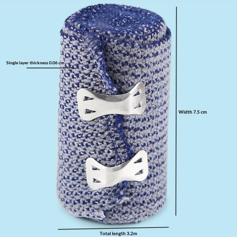 1 Рулон Холодно-Компрессионная Повязка-Бинт С Зажимами Спортивные Бинты Лента Для Лодыжки Запястья Руки Ноги Растяжения Повязки Первой Помощи Измерить