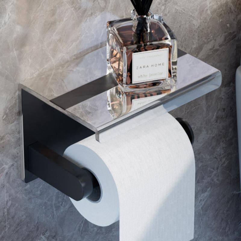 Золотой держатель для бумажных полотенец в ванную комнату Алюминиевый настенный держатель для рулона туалетной бумаги Черный/Хромированный держатель для туалетной бумаги Держатель для мобильного телефона