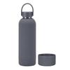 Double-Layer Stainless Steel Thermos Cup, Silicone Base, Portable Handle, Outdoor Water Cup, Simple Small Mouth Cup