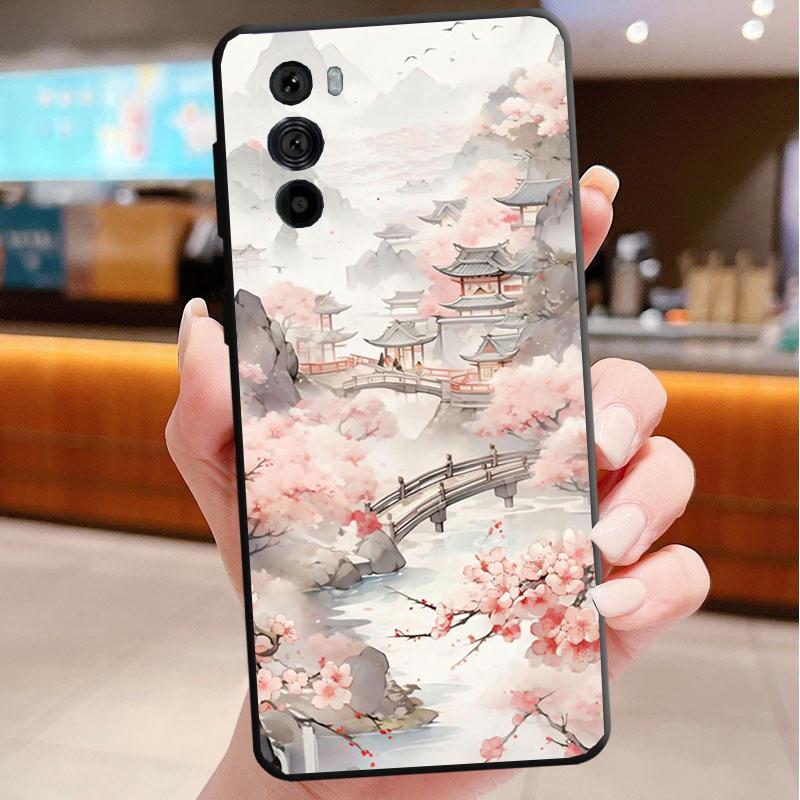 Japanese Landscapes Mount Fuji Phone Case For Motorola Edge 60 50 40 Pro 60 50 40 30 Ultra Neo Fusion Moto G Play G Stylus G