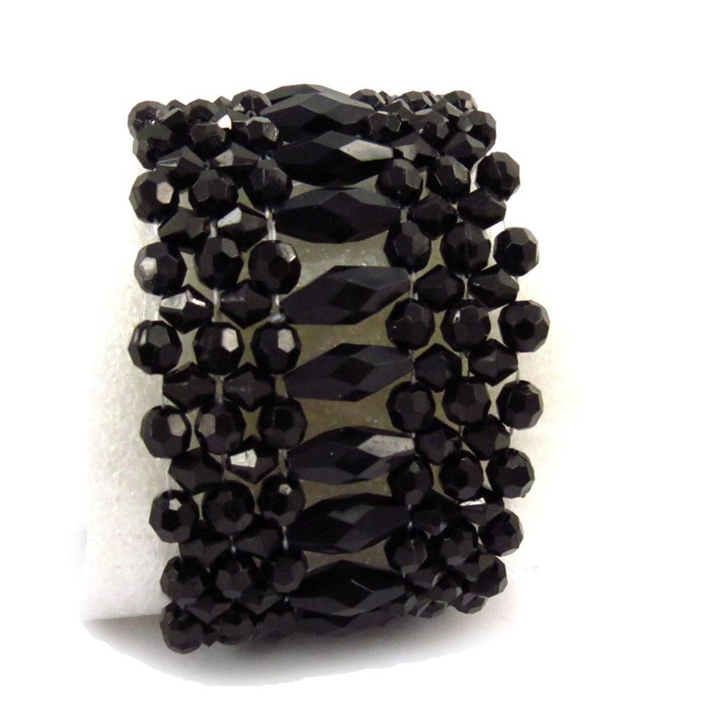 Les Trésors De Lily [J6949] — Черный дизайнерский браслет Scarlett