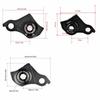 Lightweight Bike Derailleur Hanger Black Bike Tail Hook  for Mountain Bike, Road Bike