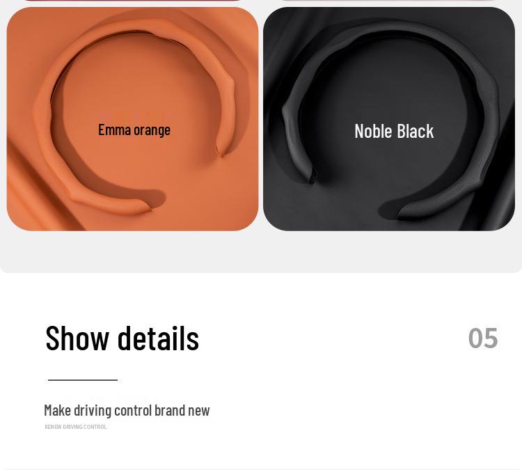 Ultra-thin Anti-slip Steering Wheel Cover for BYD Dolphin, Seagull, 06, Lion 05, EV DMI, 07, Han, Song PLUS, Yuan PRO Models