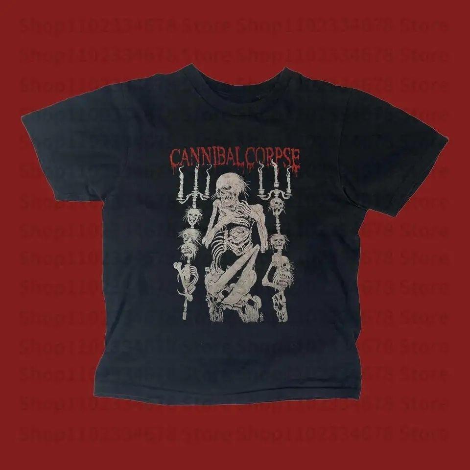 Винтажная футболка Y2K Retro Spicy Girl Harajuku Cannibal Corpse японская
