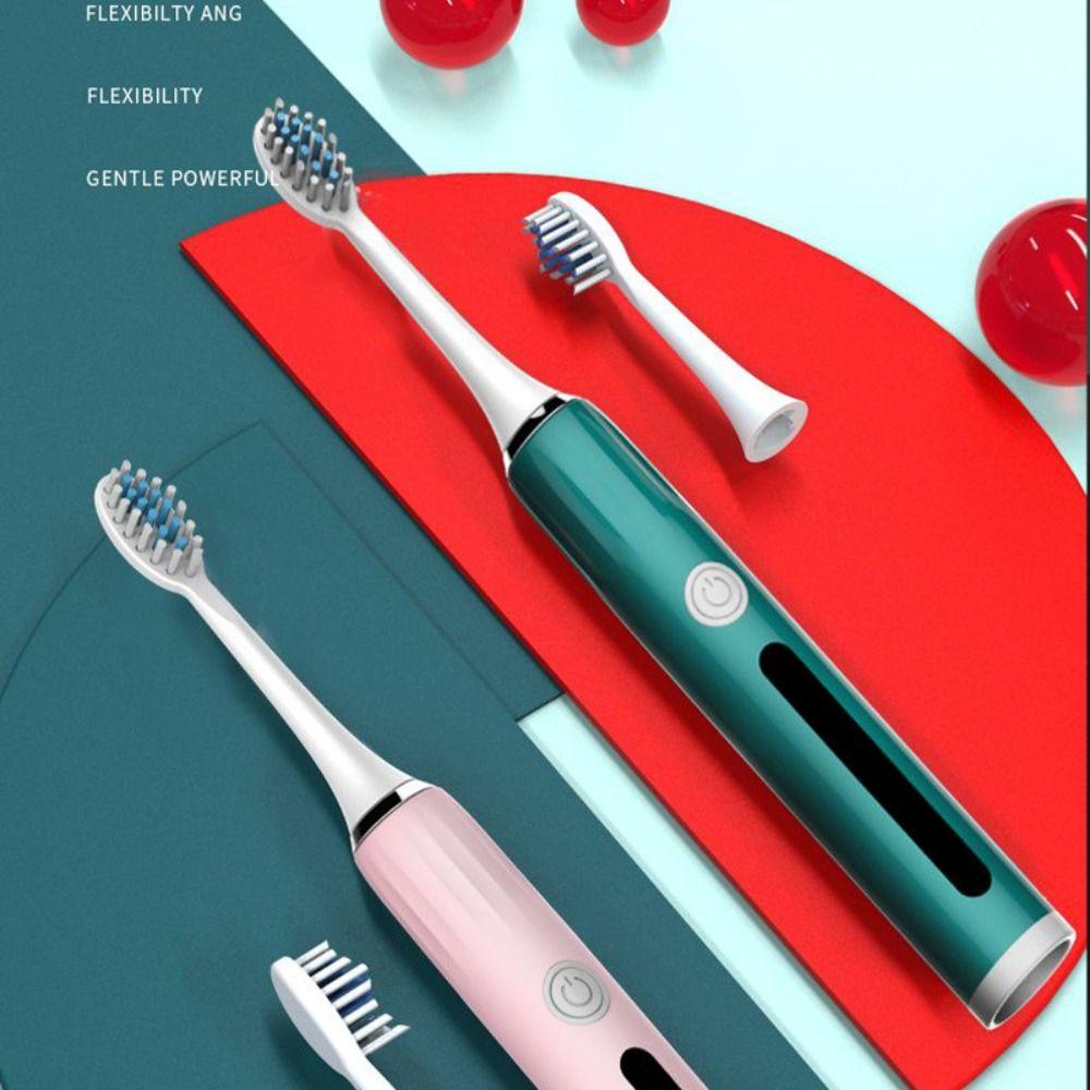 Long-Lasting Ultrasonic Toothbrush Waterproof Kids Adults Brush Portable Oral Cleaning Tool Unisex