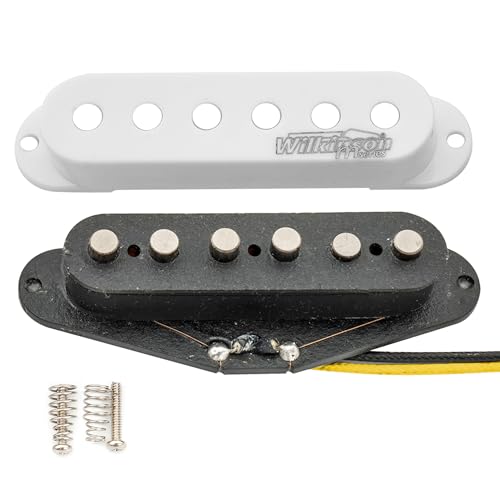 Wilkinson Vintage Tone Alnico V Звукосниматель для бриджа гитары в стиле Strat, Белый