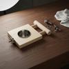 Stainless Steel Enclosure Feeder Cups Easy to Clean Enclosure Mount Feeding Station Avian Feeding Dish with Perch Sturdy &