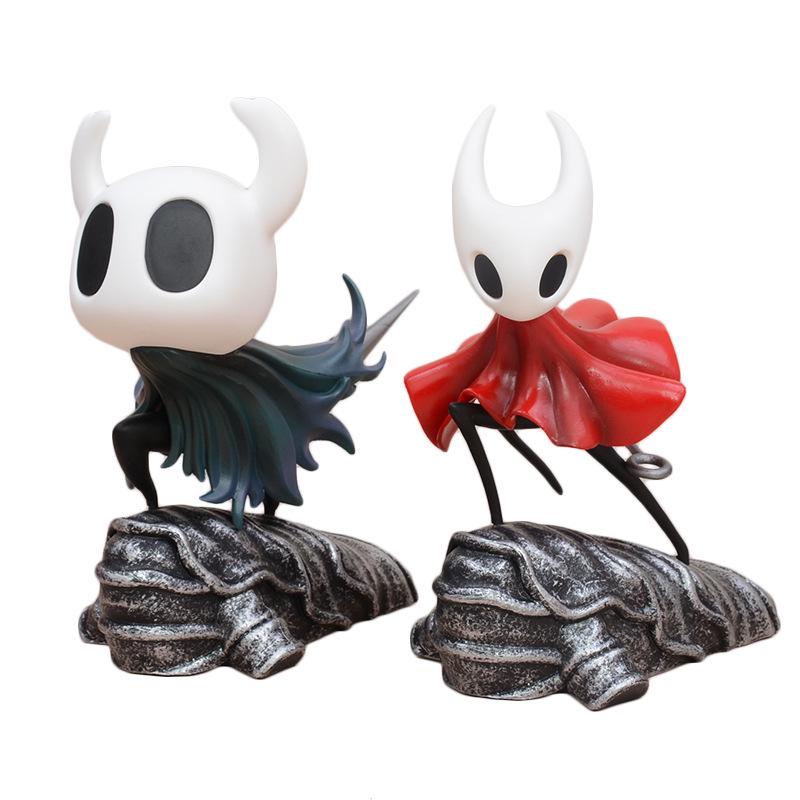 Фигурки GK Hollow Knight: Аниме-модели для битвы: Маленький Рыцарь, Шершень и Белка
