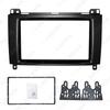 Compatible Double DIN Car Radio Panel for Mercedes-Benz B200/Vito/Viano Audio-Visual Modification.