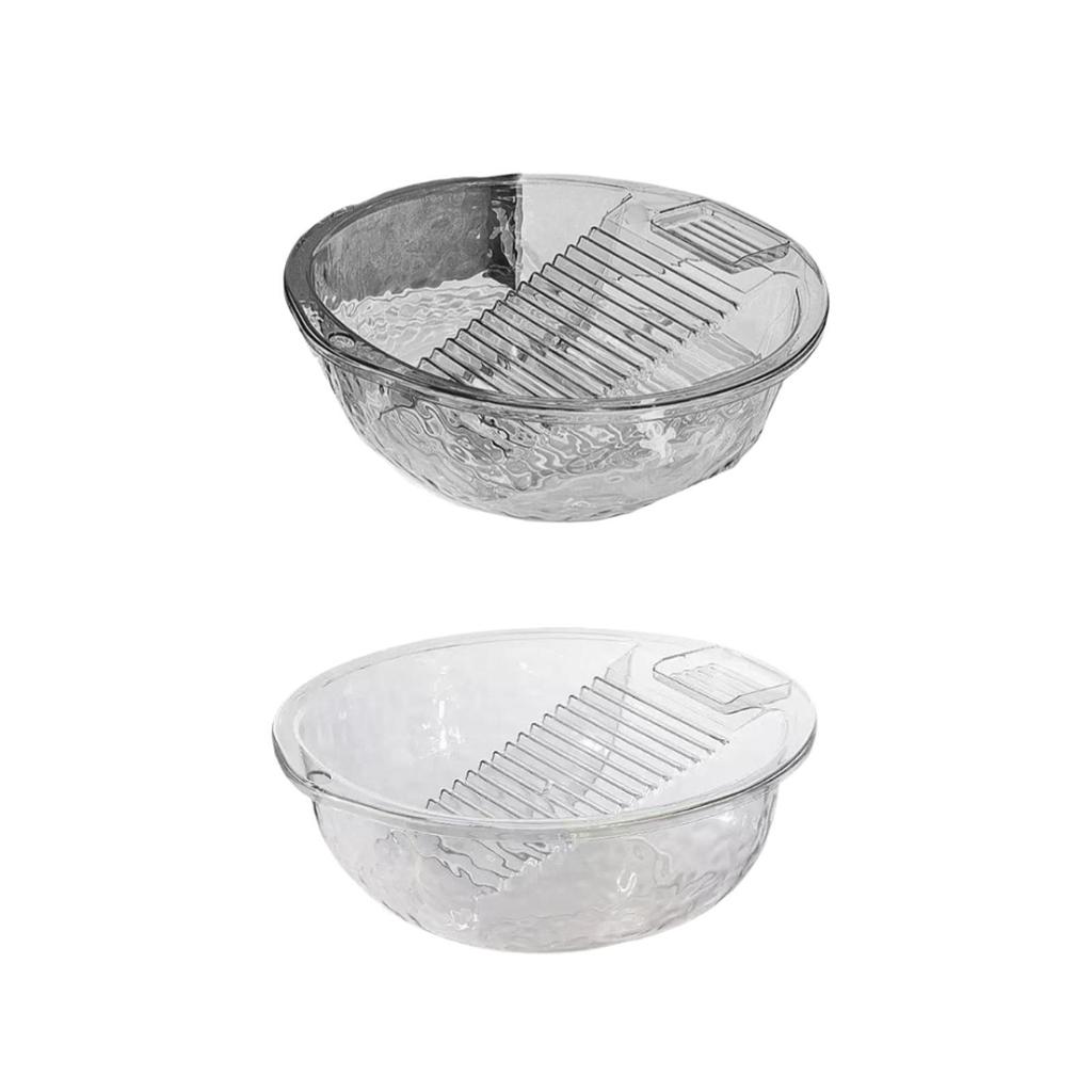 Washboard Basin with Integrated Washboard Thicken Laundry Basin Scrubbing Board for Laundry Dorm Small Delicate Articles Home