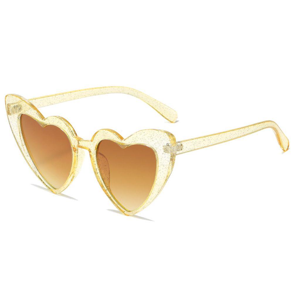 Women Love Heart Sunglasses UV400 Protection Heart-Shaped Sunglasses Eyewear Vintage Sunglasses