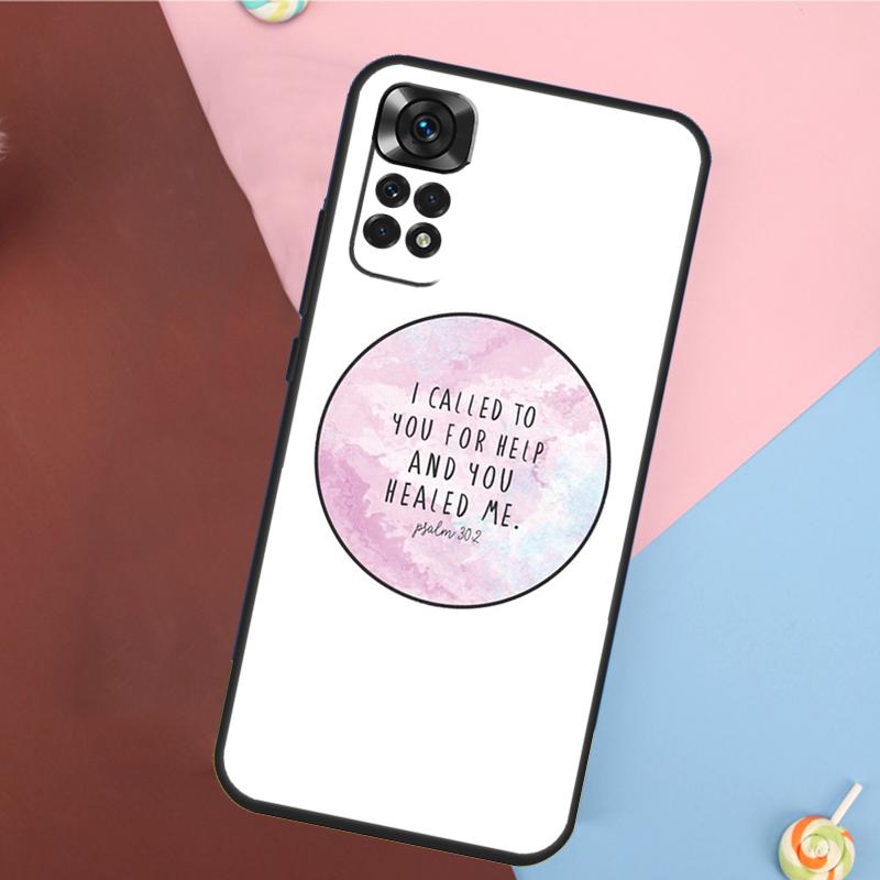 Библейские цитаты Иисус Бог Чехол Для Xiaomi Redmi Note 14 13 12 9 10 11 Pro 9S 10S 11S 12S Redmi 14C 10C 12C 13C Чехол