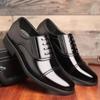 Black Men's Formal Shoes Spring Autumn Social Shoe Male Business Footwear Elegant and Classic Low Price Leather Casual 39 Suit