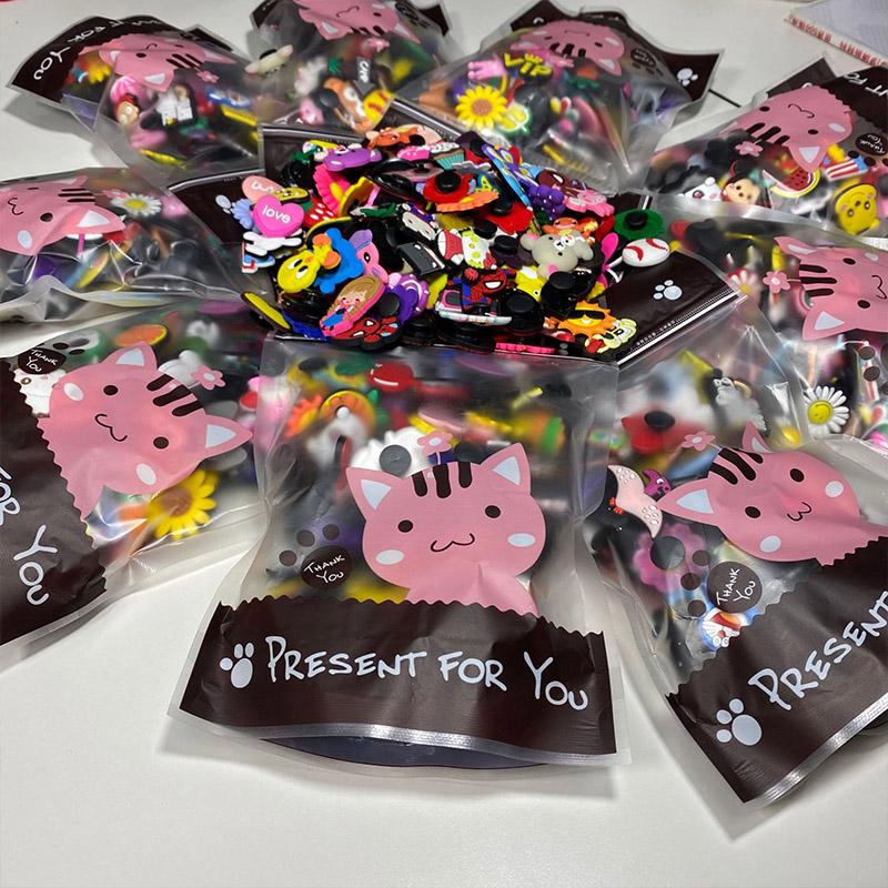 100Pcs PVC Shoes Charms Decorations for Shoe Ornament Accessories