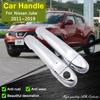 Хромированная крышка дверной ручки для Nissan JUKE F15 Infiniti Esq 2011 2012 2013 2014 2015 2016 2017 2018, автомобильные аксессуары