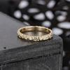 Vintage Handmade Carved Flower Rings for Women Delicate Wedding Band Jewelry Gifts