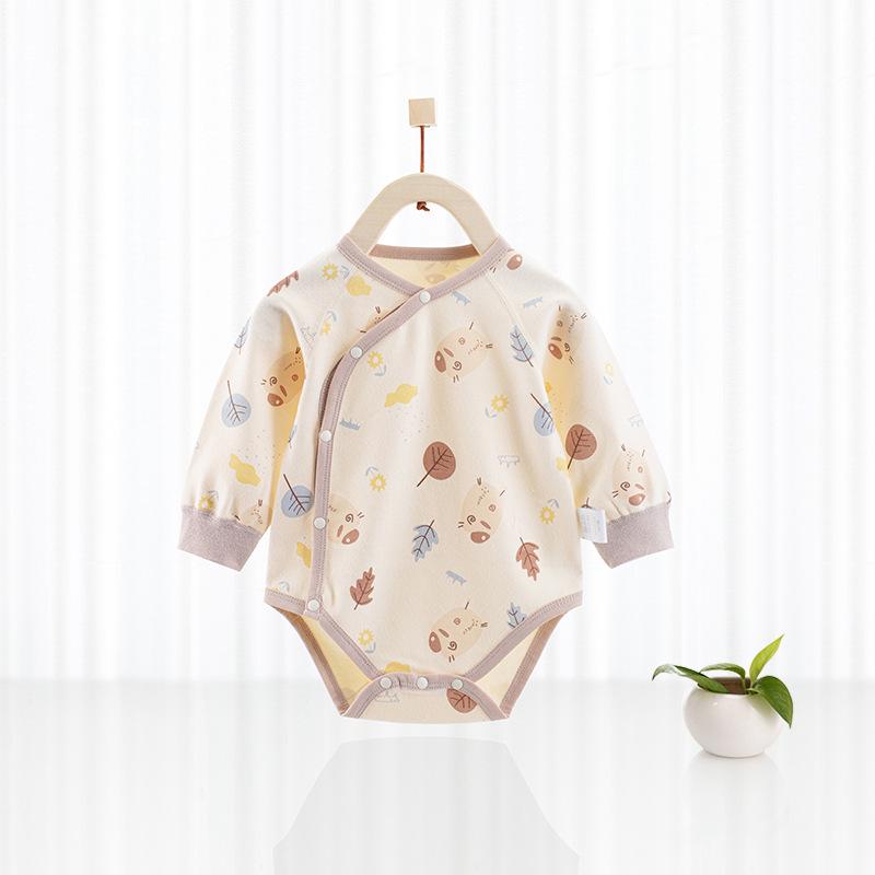 Боди для новорожденных из хлопка с длинными рукавами