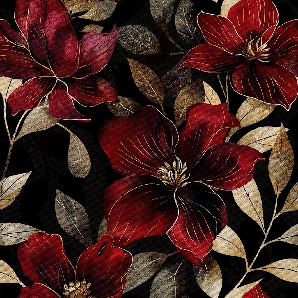 Outdoor Dekostoffe Oxford - Motiv Blumen I Dx5439