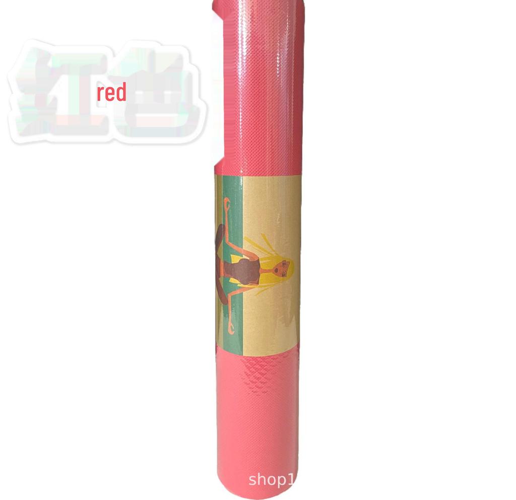 Коврик для йоги из нетоксичного материала EVA: Однотонный, нескользящий, плотный, экологичный, подходит для фитнеса, кемпинга или дома.