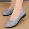 Women Fashion High Quality Light Weight Plus Size Flat Shoes Lady Casual Grey Comfortable Shoes Breathable Shoes