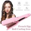 Curling Iron French V-Curved Anti-Scald Design Safe Easy To Use Long-Lasting Waves Curling Stick Women Supply