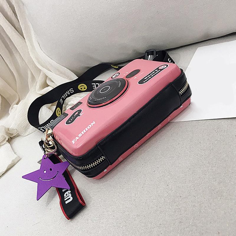 SCIONE Мини Сумка Через Плечо для Камеры 2025 Новая ПУ Расписная Милая Девичья Сумка Модная Личность Джокер Сумка Кроссбоди