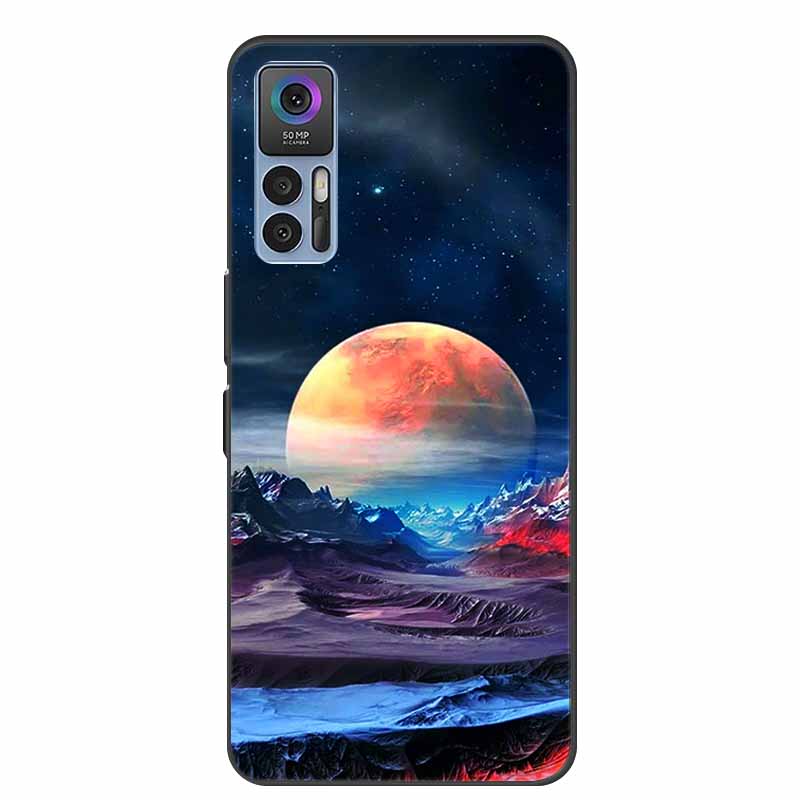 Для TCL 30 Plus Чехол Роскошный Мягкий Силиконовый Задний Чехол Чехол для Телефона для TCL 30 SE Чехол TCL 30 5G для TCL 30+ Защитный Чехол T676J Fundas