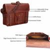 Vintage Expert Leather Messenger Bag Satchel Leather Men's Briefcase Laptop