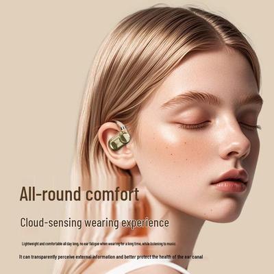 Bluetooth 5.4 Наушники с открытым ухом: Не в уши, Цифровой дисплей, Долгое время работы от аккумулятора, Высококачественный звук, Идеально для спорта и игр