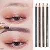 6 вариантов цвета, карандаш для бровей, водонепроницаемый и не размазывающийся, из натуральной древесины, с твердым сердечником, деревянный карандаш для бровей, ручка для бровей