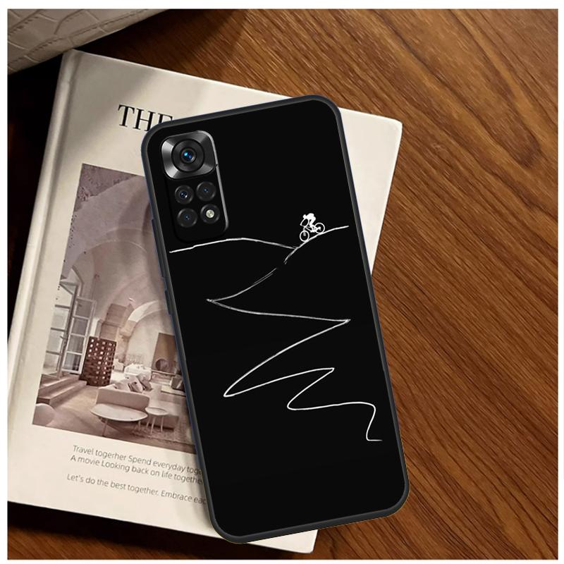 MTB Mountain Bike Cycling Bicycle Case For Xiaomi Redmi 12 12C 13C 10C 9C Redmi Note 13 12 9 10 11 Pro 9S 10S 11S 12S Cover