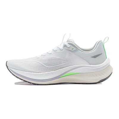 Li Ning Red Hare 7 Pro ПУ, Текстиль Амортизация Скольжение Низкие Спринтерские Беговые Кроссовки Женские Белый ARPU002-3