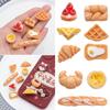 Модель Изготовление ювелирных изделий Аксессуары Моделирование Еда Завтрак Еда Игра Кукольный домик Миниатюрный Мини-хлеб