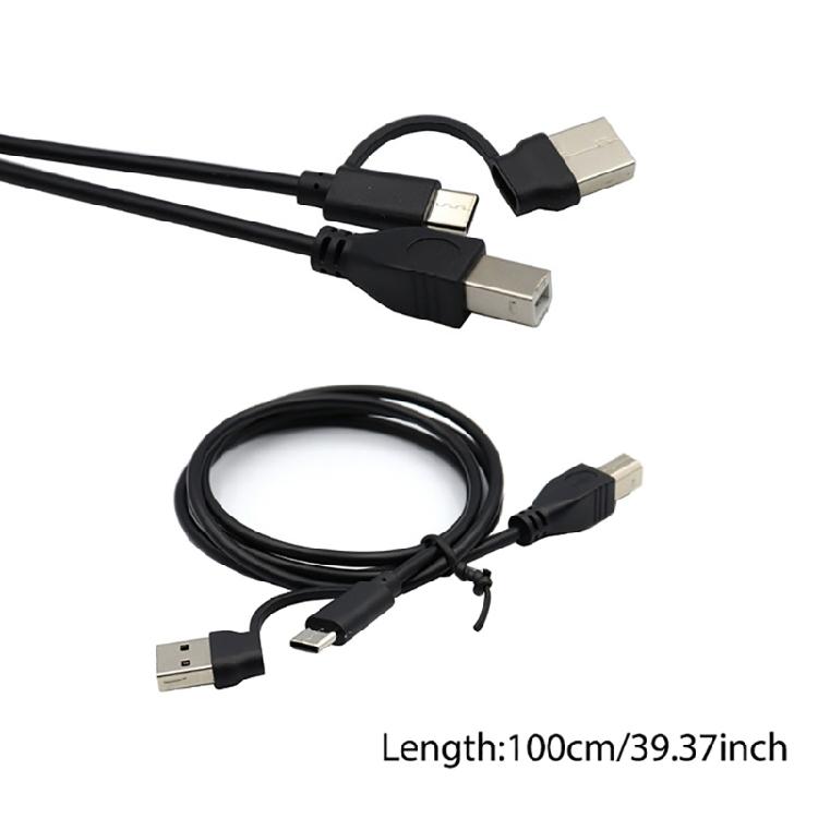 Кабель USB Type-C (папа) на USB (папа) для разъема электронного пианино, микрофона