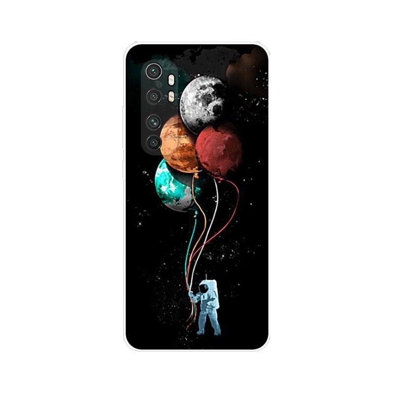 Чехол для Xiaomi Mi Note 10 Lite Чехол Силиконовый Мягкий ТПУ Цветок Fundas для Xiaomi Mi Note 10Lite Note10 Lite Capa ударопрочный Para