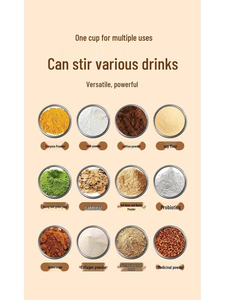 Rechargeable Smart Magnetic Stirring Cup for Coffee, Smoothies, and Protein Shakes