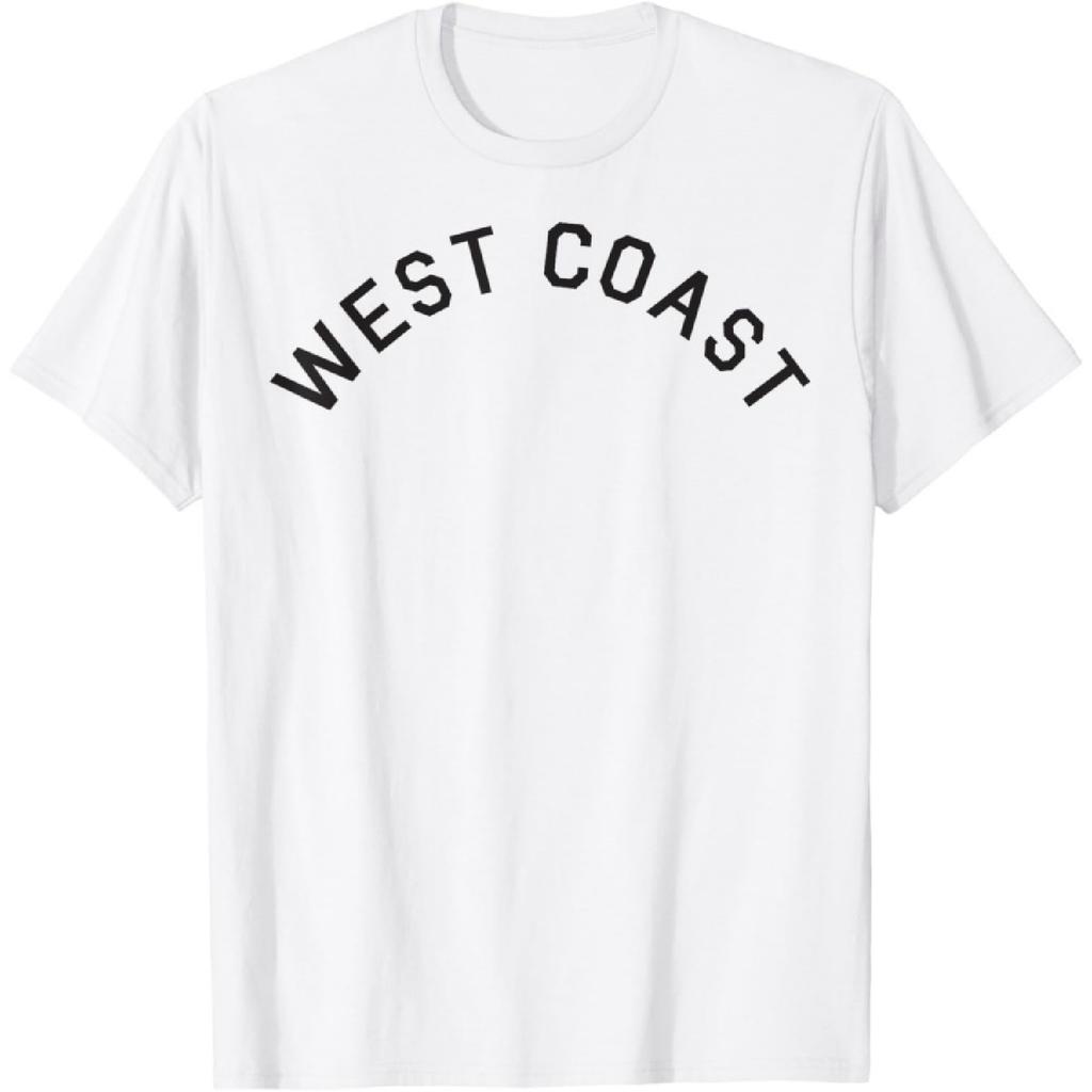 Черная футболка с текстом Arch Text West Coast Black