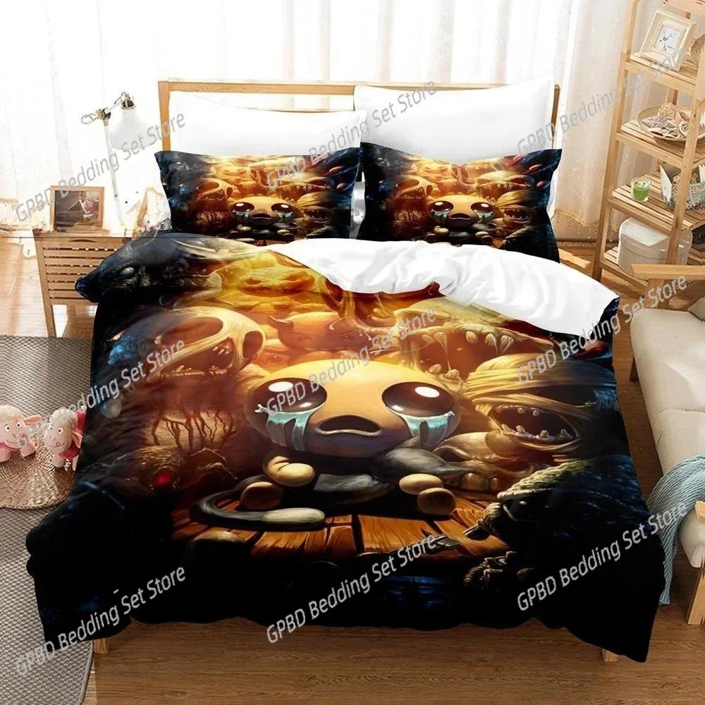 Luxury New 3D Print Game The Binding of isaac Bedding Set Single Twin Full Queen King Size Bed Set Teenager Bedroom Sheet sets