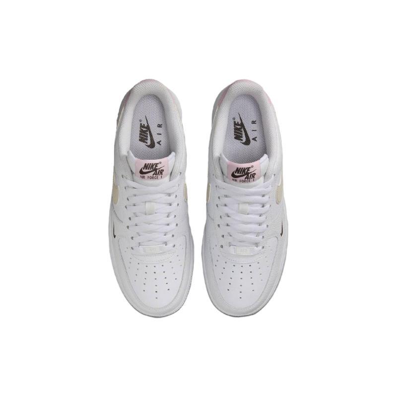 Nike Женские кроссовки Air Force 1 Low '07 Белые Светло-ореховое дерево Розовые HF9992-100