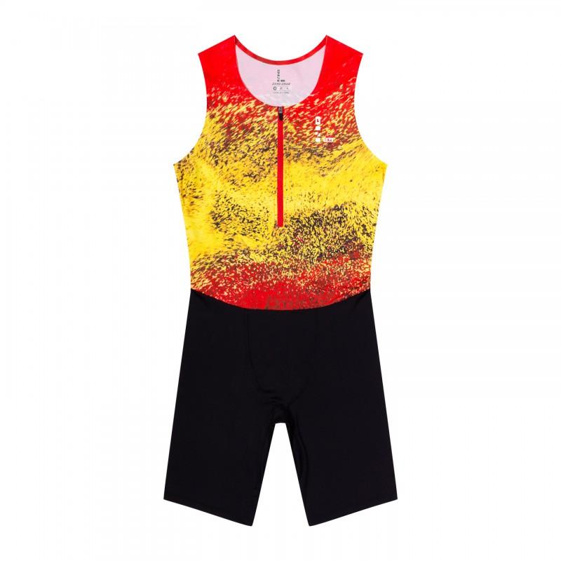 Mens Track Running Marathon Bodysuit Compression Suit Training Competition Printable