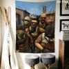 Counter-Strike 2 Настенный Повесной Печатный Тканевый Плед Декоративные Гобелены для Спальни Гостиной Домашний Декор
