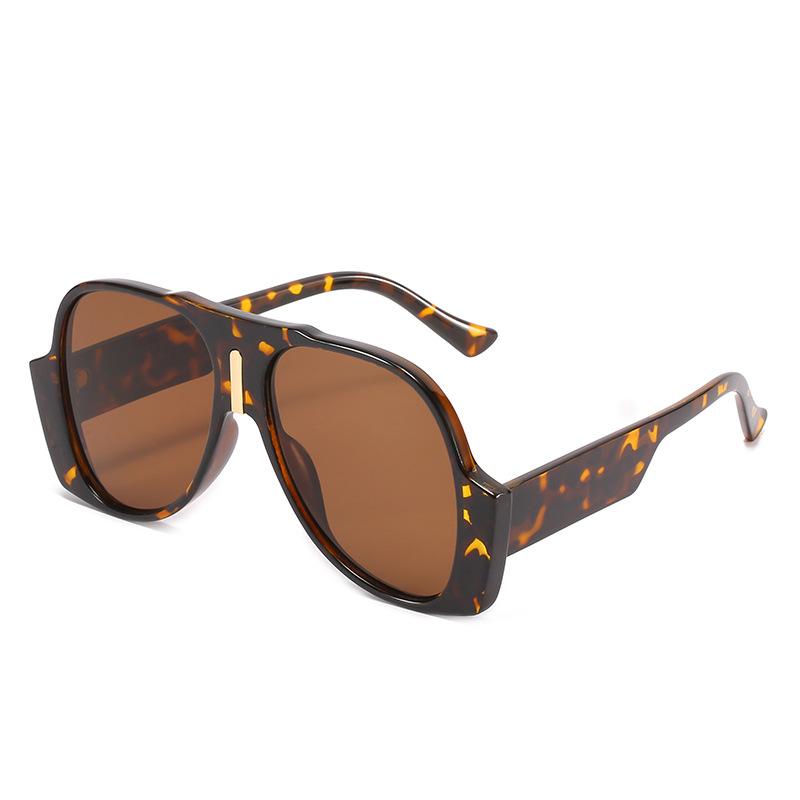 Large Frame Sunglasses, European And American Fashion G Home, The Same Glasses, Wide Legs, Funny Personalized Women'S Sunglasses