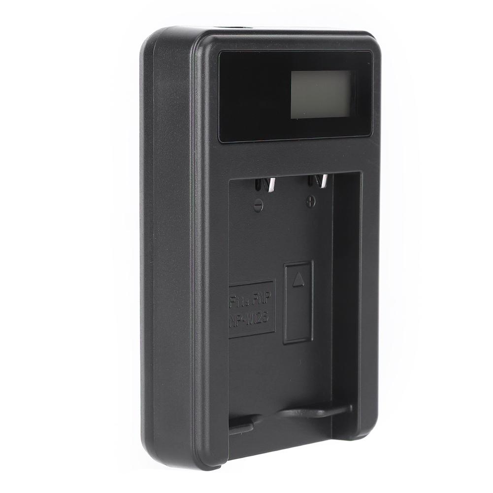 SEIVI Mirrorless Camera Battery Single Charger with LCD Display USB Desktop Charger for Fuji NP W126 X Pro1 X PRO2 X A1